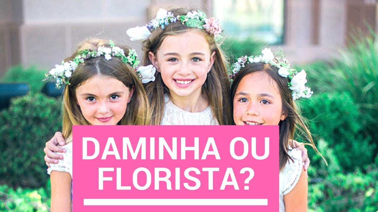 vestidos de daminhas floristas