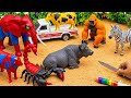AMAZING TOY WALKING COW AND ELEPHANT🐄🐘WADIDAU‼️PROSES POTONG SAPI KURBAN SIMOLASI Part 12