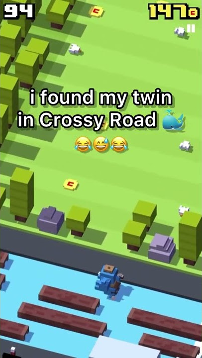 i found my twin... 🐓🐳 in Crossy Road #shorts