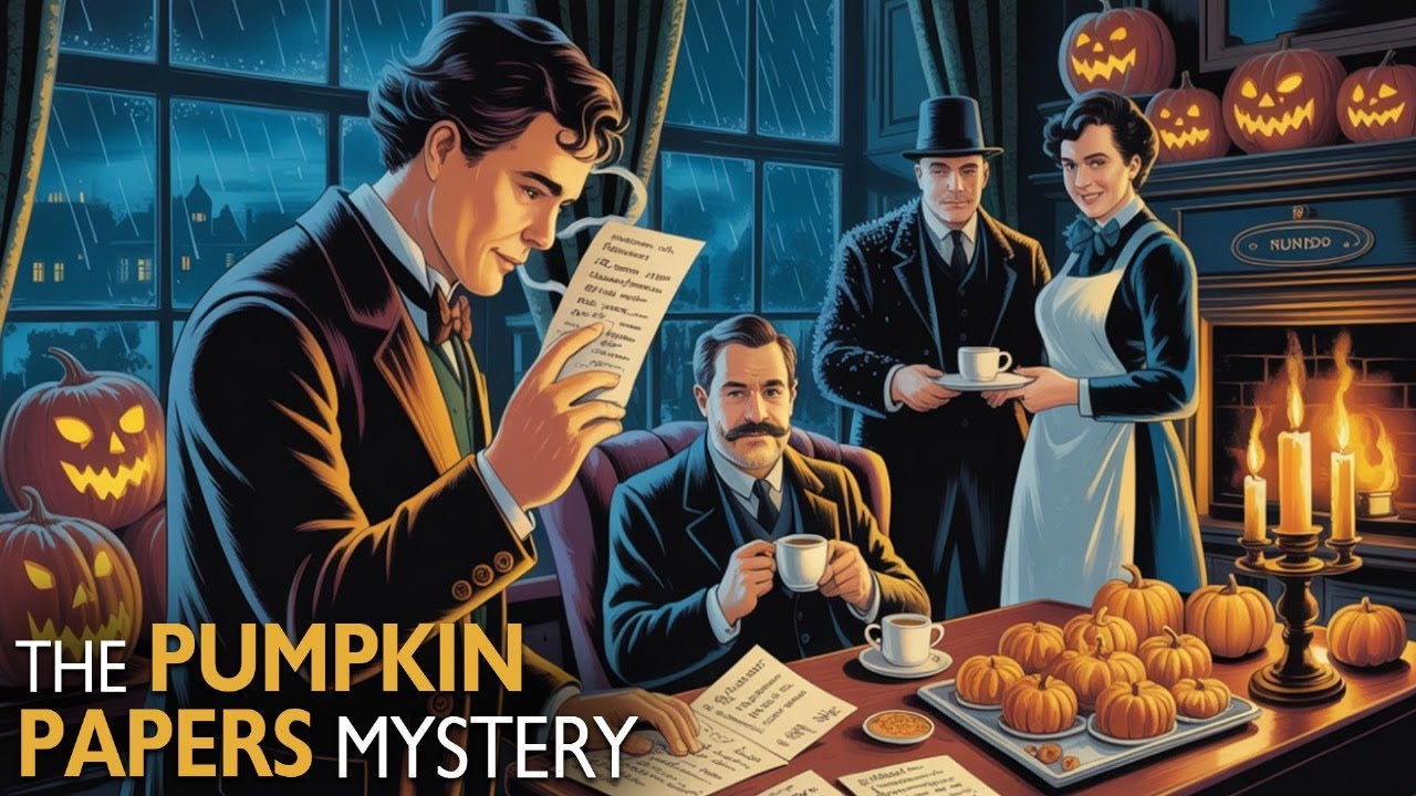 A Cozy Night at 221B Baker Street -The Pumpkin Papers Mystery | Cozy Autumn Night at 221B Baker St