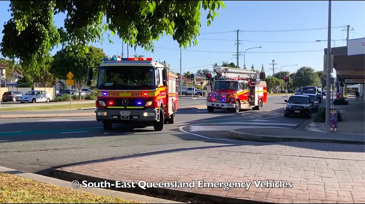 QFRS - 631A (Spare) and 631J Responding (Southport)