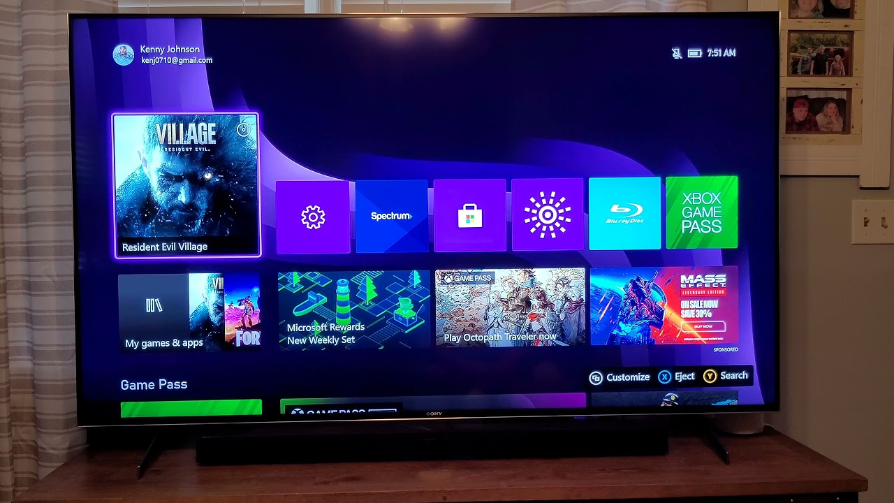 Xbox Series X VRR gameplay on the Sony 
