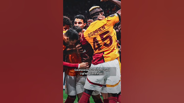Galatasaray'ın Yendiği Tottenham ve Manchester United Avrupa Liginde Finalde. #galatasaray
