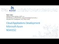 Vývoj cloudových aplikací - 01 Azure Introduction [Robert Haken, MFF UK NSWI152, LS 2020]