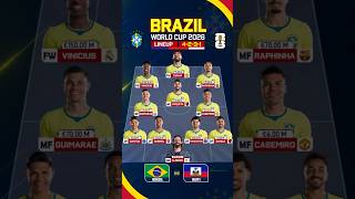 Official Three Big Change! Brazil Lineup vs Haiti - FIFA World Cup 2026 | Brazil vs Haiti #brazil