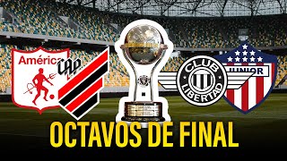 Definidos los RIVALES de América y Junior en Octavos de Final de la Copa Sudamericana
