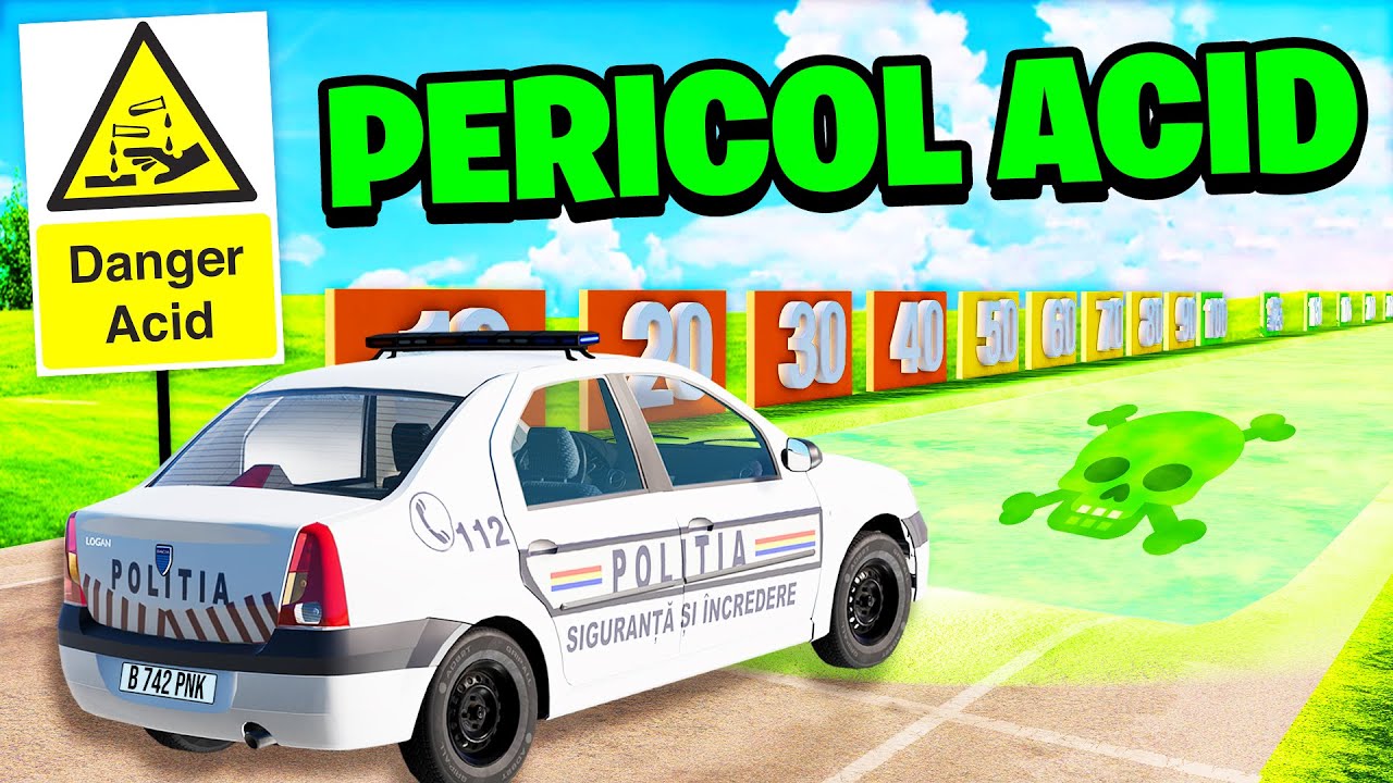 Ce masina SARE CEL MAI BINE peste GROAPA CU ACID? *EXPLOZIE*