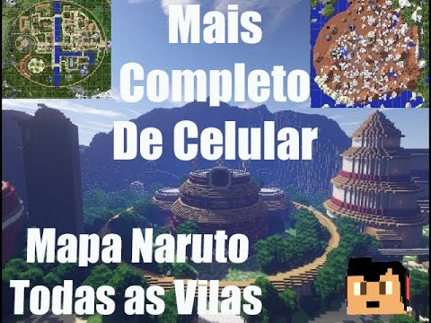 Saiu!! *Novo* Melhor Mapa de Naruto *Igual Ao de Pc* - *Todas As