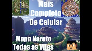 MAPA DE NARUTO COM TODAS ALDEIAS/VILAS DE NARUTO PATA MCPE