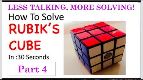 How to Solve Rubik