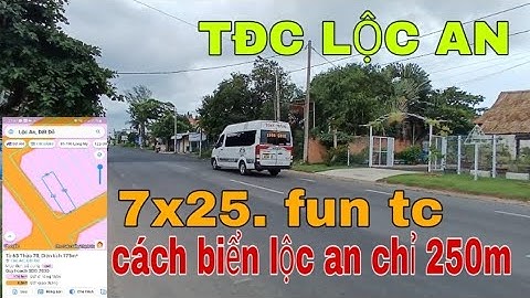 CÁCH ĐƯỜNG VEN BIỂN VŨNG TÀU BÌNH CHÂU 100M. SIÊU PHẨM NGHĨ DƯỠNG. SÁT BIỂN LỘC AN.giá chỉ 2ty3