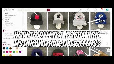 How To Delete a Poshmark Listing with Active Offers?