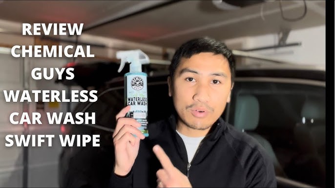 2-Pk) Chemical Guys Premium SWIFT WIPE WATERLESS CAR WASH Enhanced Gloss  Spray