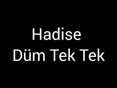 Hadise Düm Tek Tek (Lyrics)