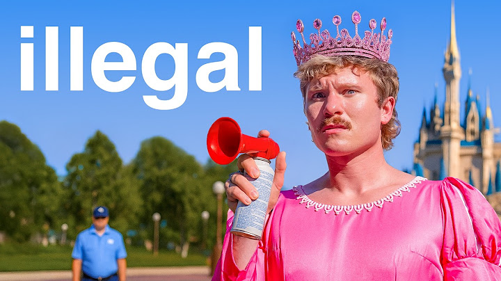 I Broke Disney World's Weird Rules