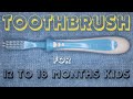 Toothbrush for 12 to 18 months kids 🟡 #atozkidsdental #toothisland