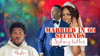 THE FASTEST WEDDING EVER😂😂😂🙆🙆🙆 Sydney talker and nasboi