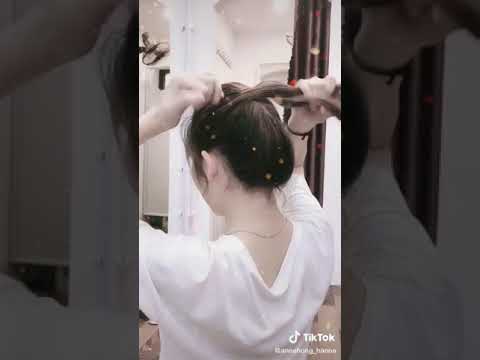 Cách cuộn tóc không cần kẹp càng cua