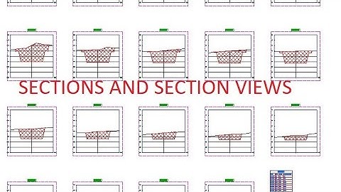 CIVIL 3D - HOW TO CREATE SECTIONS, SECTION VIEWS AND CALCULATE VOLUMES