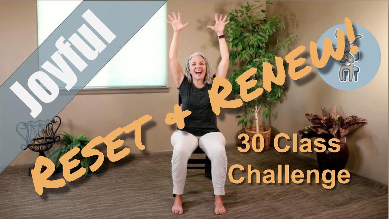 Chair Yoga - Reset and Renew Class 2 - 25 Minutes Seated - YouTube