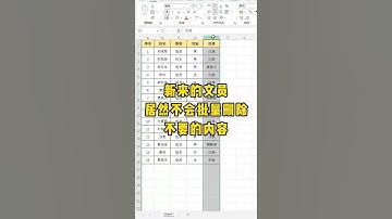 批量删除不需要的内容 #excel技巧 #知识分享 #创作者扶持计划 #excel技巧