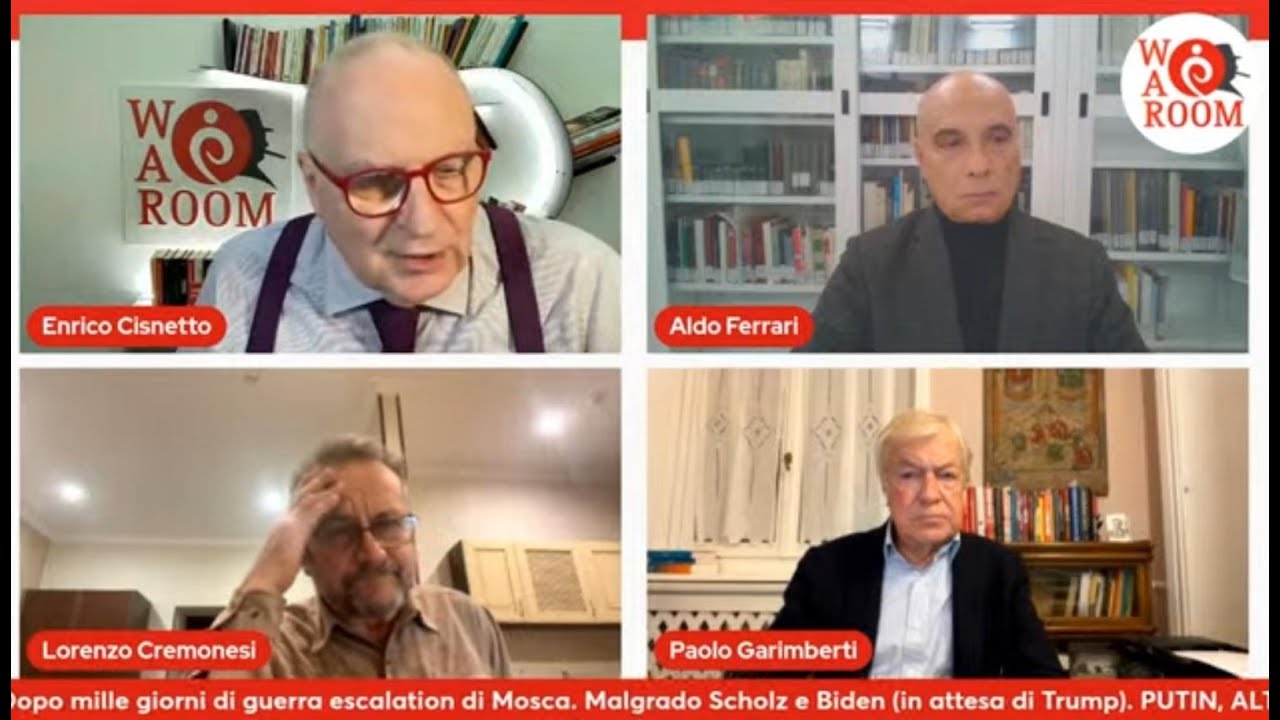 WAR ROOM di Enrico Cisnetto con Lorenzo Cremonesi, Aldo Ferrari e Paolo Garimberti