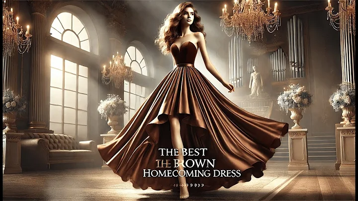 👗 Kaximil Women's Square Neck Ruffle Hem Mini Dress | Best Brown Homecoming Dress 👗