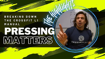 HIGHLIGHTS : Strict Press, Push Press, and Push Jerk