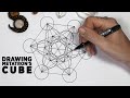 Drawing metatrons cube in real time  sacred geometry tutorial