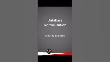 Database Normalisation Explained #alevelcomputerscience #alevelrevision