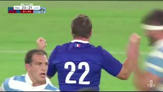 Argentina v. France Fight Rugby World cup 2019