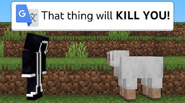 Using A Poorly Translated Guide To Play Minecraft...