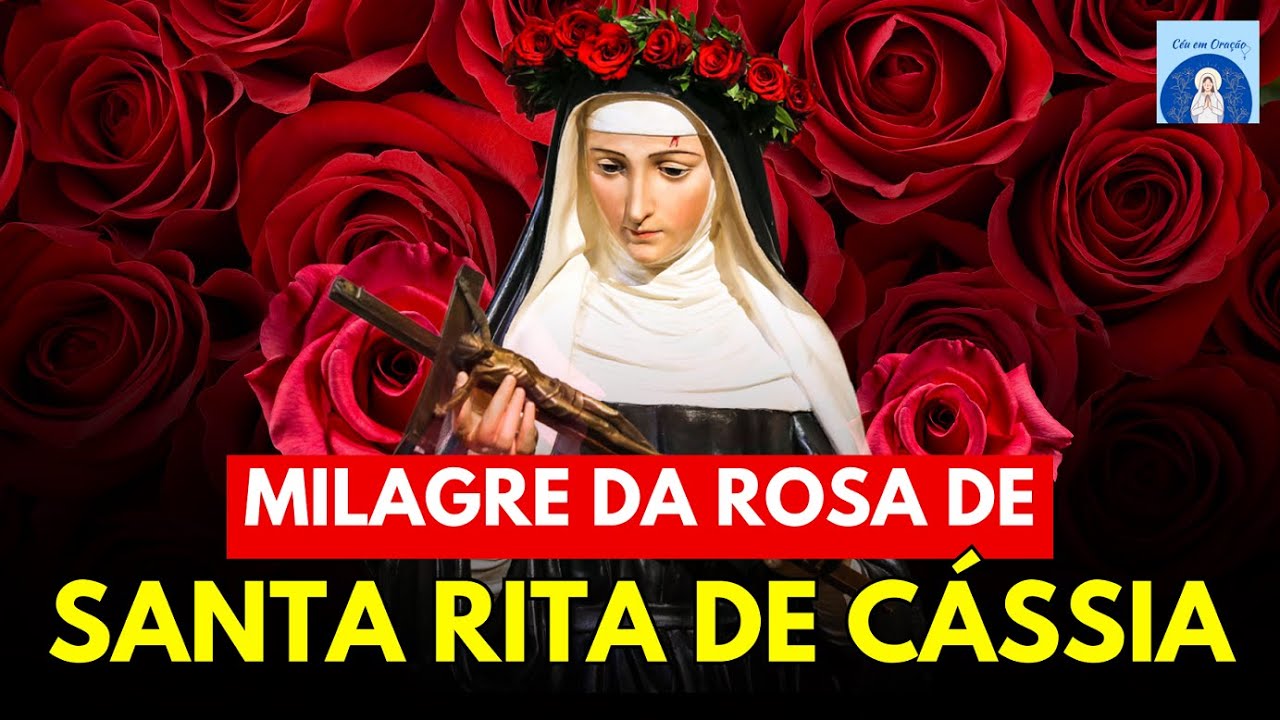 O MILAGRE DA ROSA de SANTA RITA DE CÁSSIA - YouTube