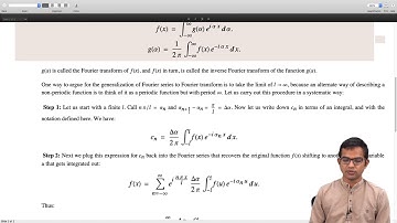 mod04lec53 - Fourier series to Fourier transforms
