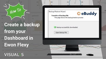 How to create an Ewon backup | KPI Dashboard Ewon Flexy | VISUALYS