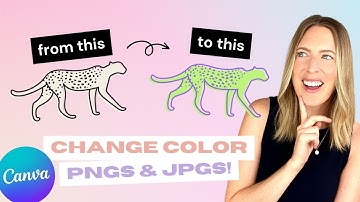 🎨 Change the Colors of ANY Image or Graphic (PNG & JPGs!) in Canva