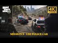 GTA 5 Mission #9 Casing the Jewel Store (Steal Police Car) Walkthrough | 4K UHD Gameplay