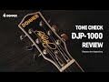 Напівакустична гітара з чохлом та аксесуарами Donner Music DJP-1000 Semi-Hollow Electric Guitar Black EC1382
