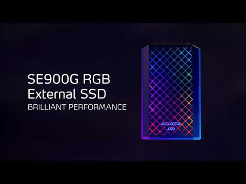 ADATA SE900G RGB External SSD - BRILLIANT PERFORMANCE