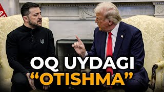 : TRAMP VA ZELENSKIY YOQALASHMADI, XOLOS!