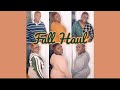 Fall try on haul