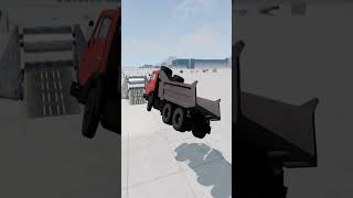 РАЗРУШЕНИЕ КАМАЗА в Beamng Drive #shorts