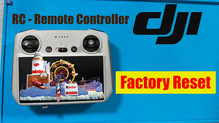 Factory Reset DJI RC- Controller, restore dji rc controller to defaults - Part 2