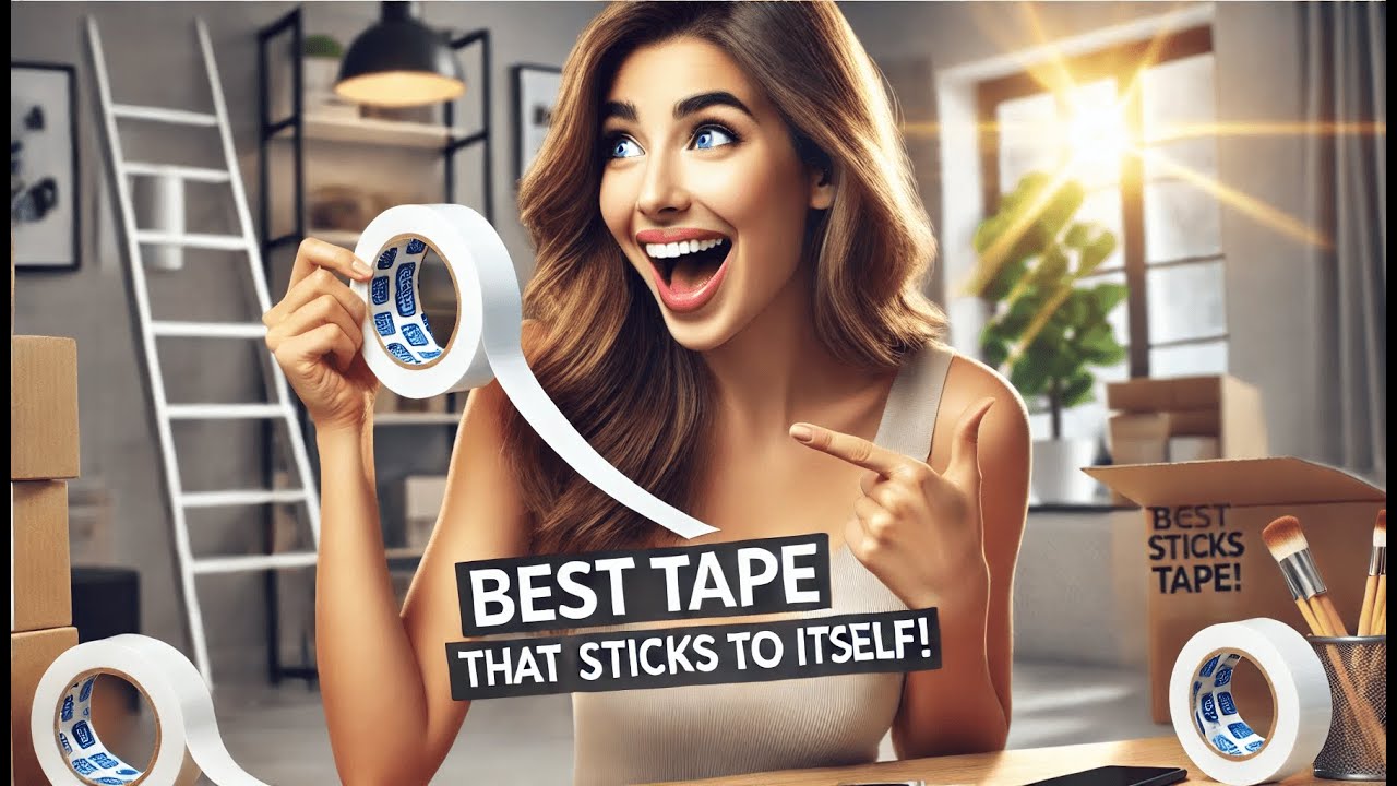 🏷️ GLUIT New Double Sided Tape Heavy Duty 17.5 lbs Adhesive | Best Tape That Only Sticks to Itself🏷️