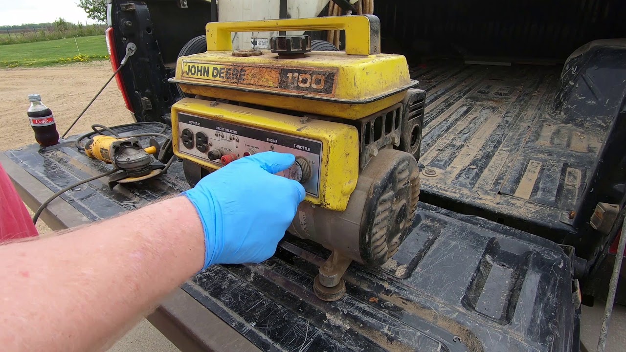 John Deere 1100A Generator YouTube