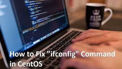 03 CentOS 7 - Linux Training - How to Fix ifconfig Command in CentOS Server