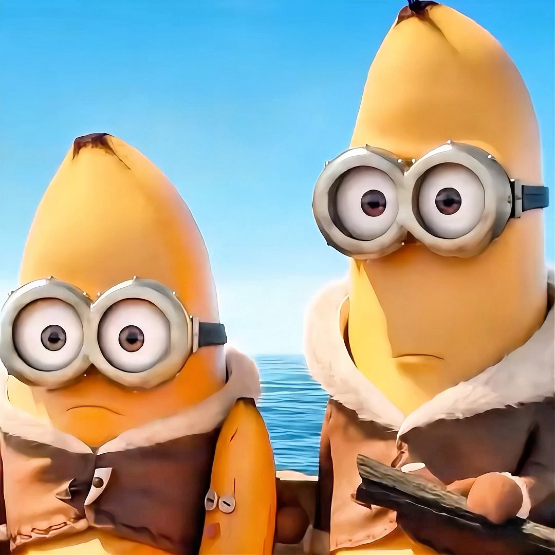 OS MINIONS VIRARAM BANANAS #shorts