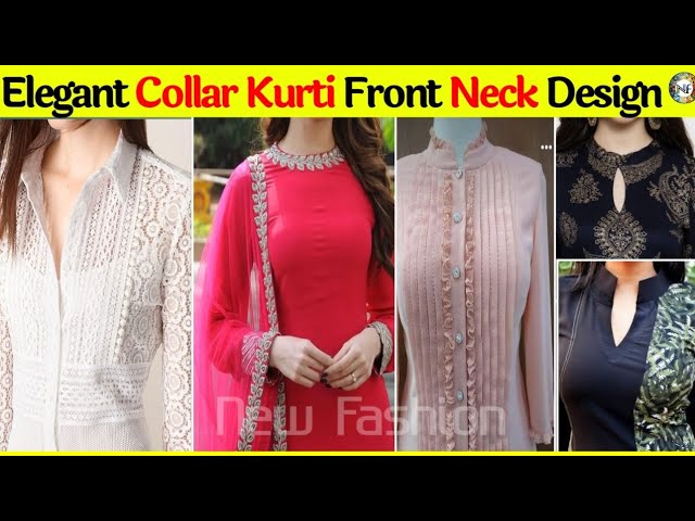 14 Stylish High Neck Kurti Patterns/Designs • Keep Me Stylish