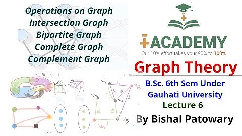 Graph Theory | B.Sc 6th sem Gauhati University | Lecture 6 | Operations on Graphs |Complete/Bigraph
