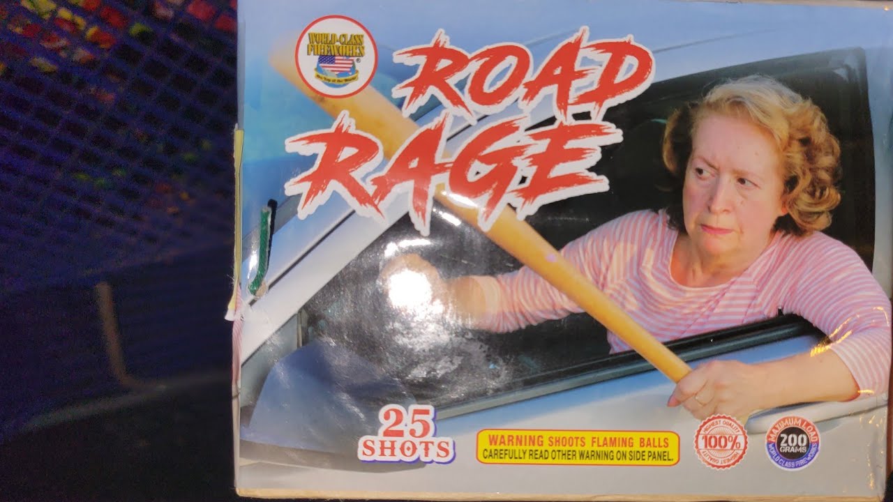 Road Rage 200g 25 shot cake by World Class fireworks - YouTube